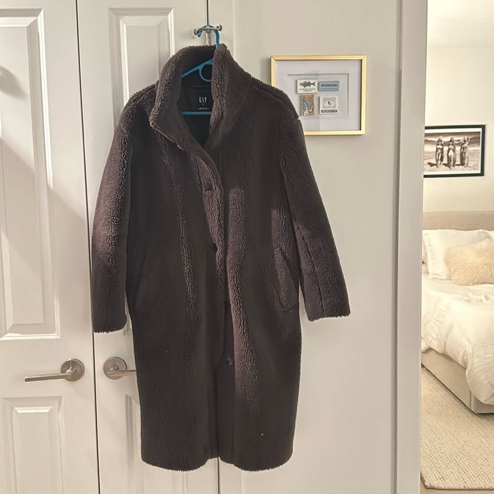 gap teddy coat